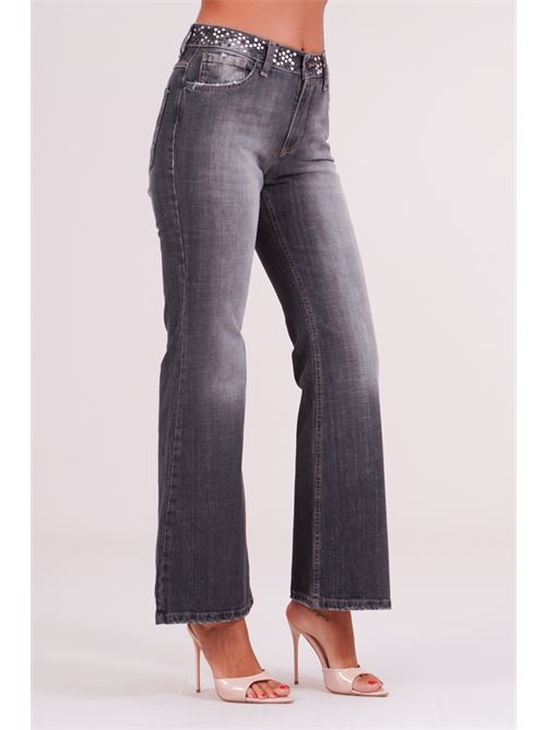 Jeans a zampa Gold Digger Denim | A26W043PDENIM NERO